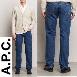 A.P.C. Jean New Standard Jeans Classic Blue Japanese Denim Size 32